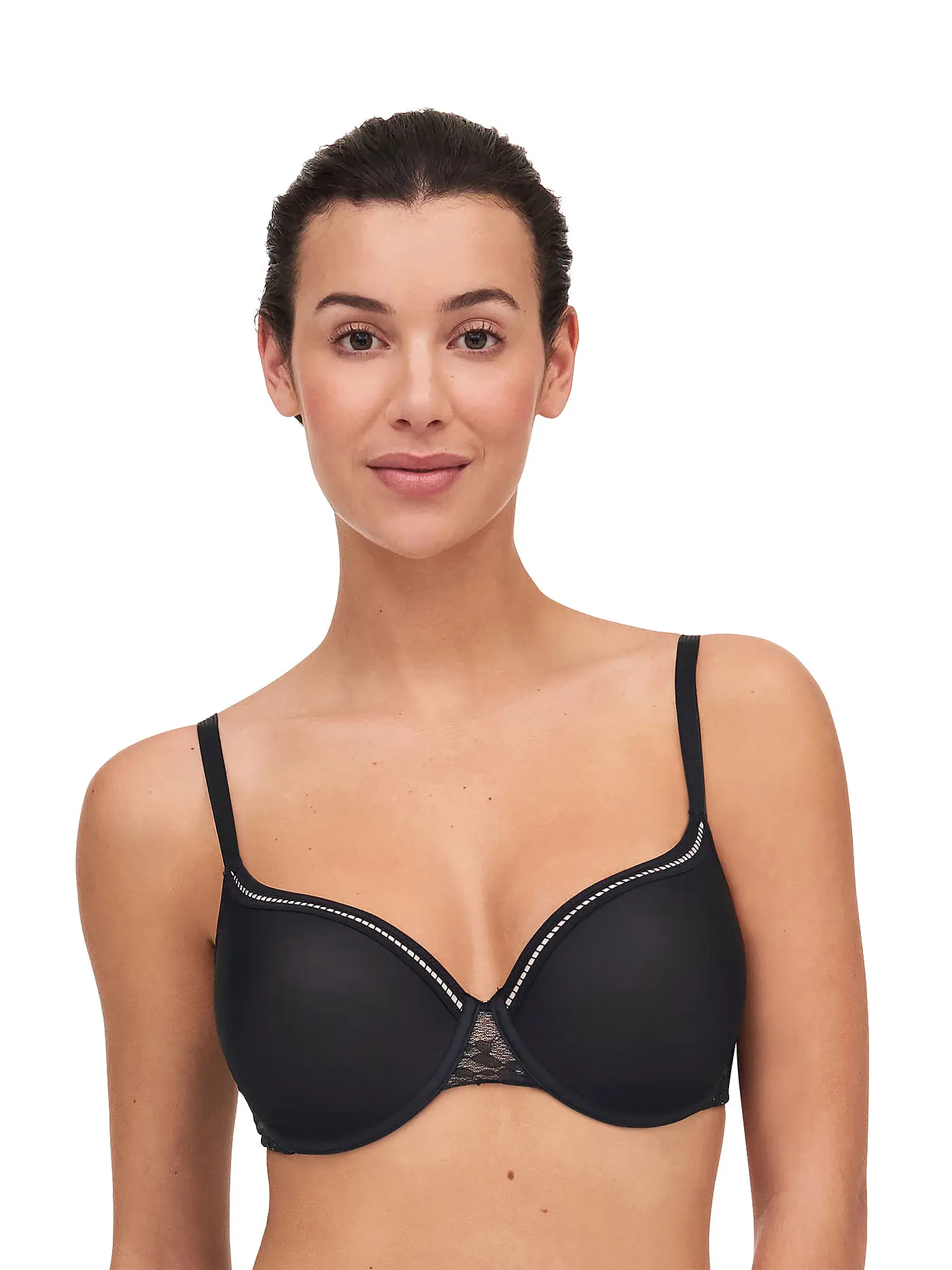 PASSIONATA | T-Shirt BH OLIVIA SCHWARZ | 